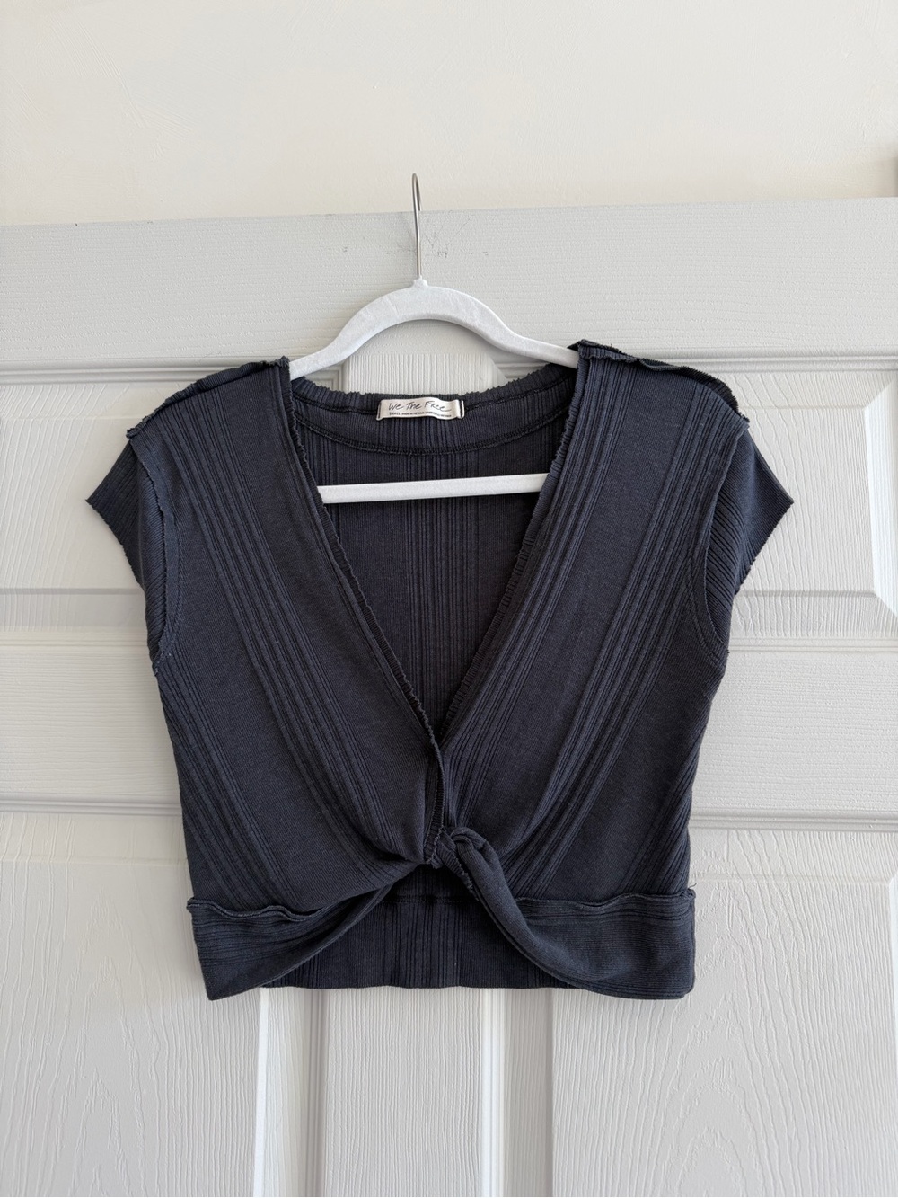 We The Free Crop Top - dark grey